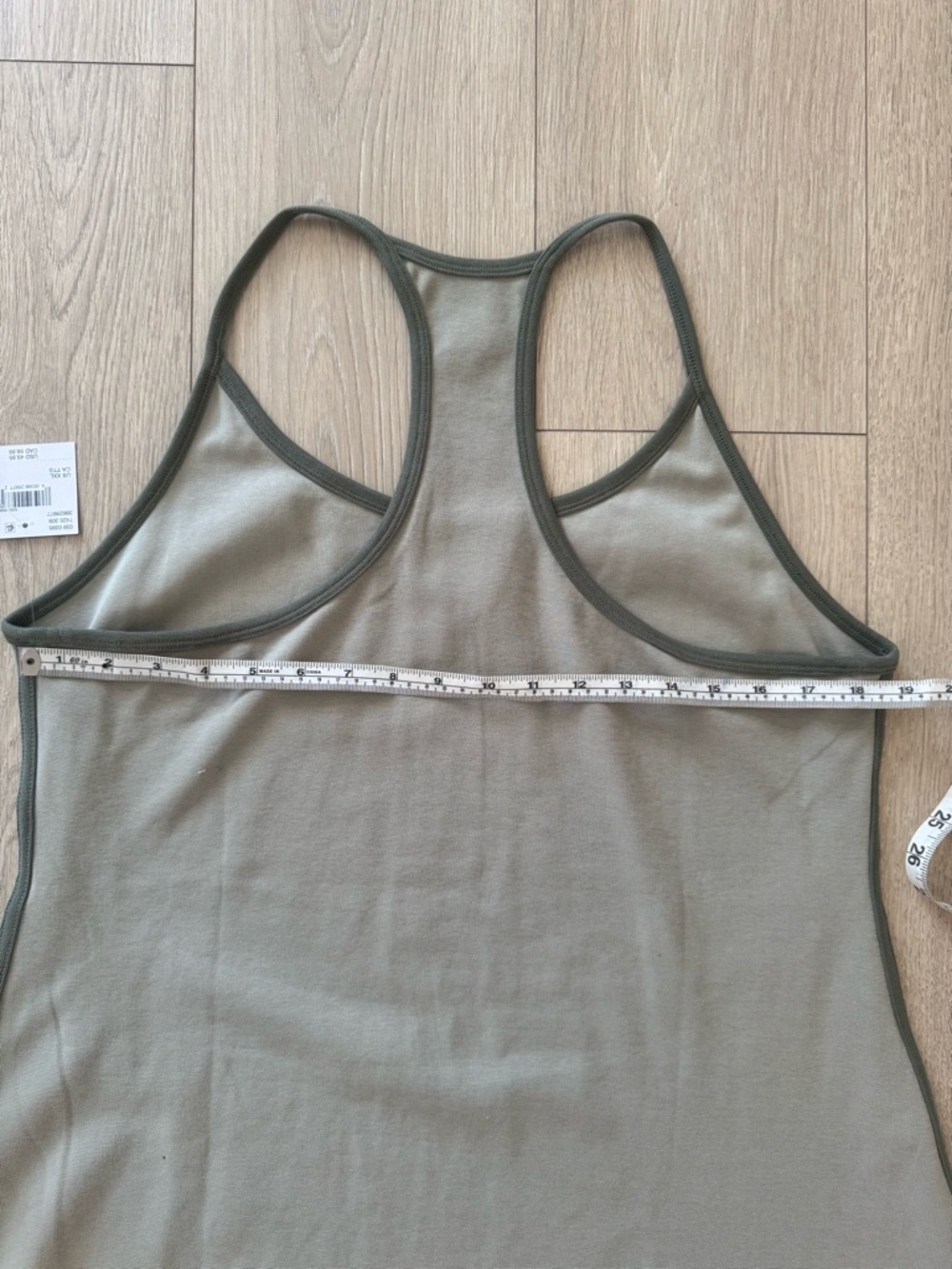 Green Racerback Tank Dress - Picture 4 of 8